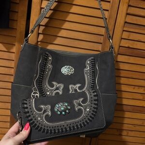 Montana West Shoulder Bag and Wallet Set